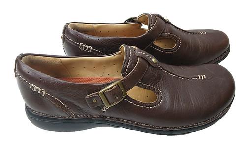 Clarks unstructured brown - clarks,